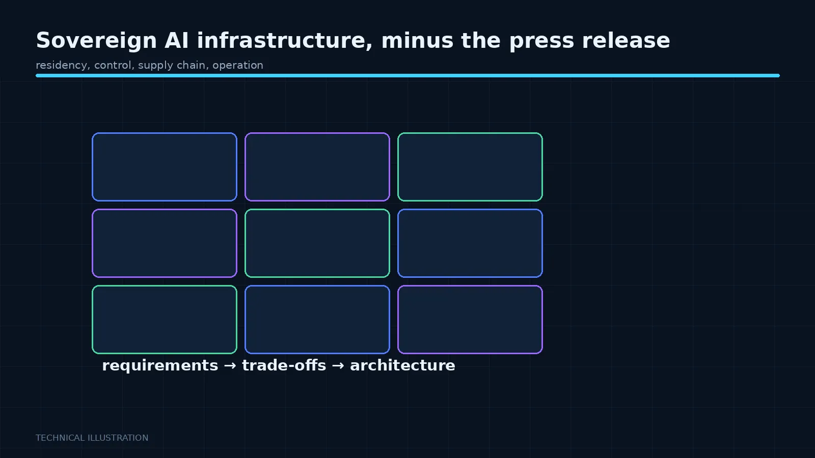 Illustration: Sovereign AI infrastructure, minus the press release